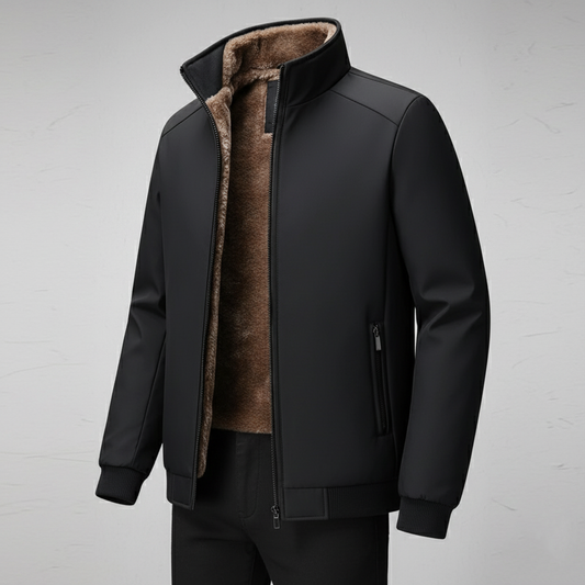 Veste d’Hiver Homme | Doublure Polaire Chaude et Style Élégant pour Temps Froid