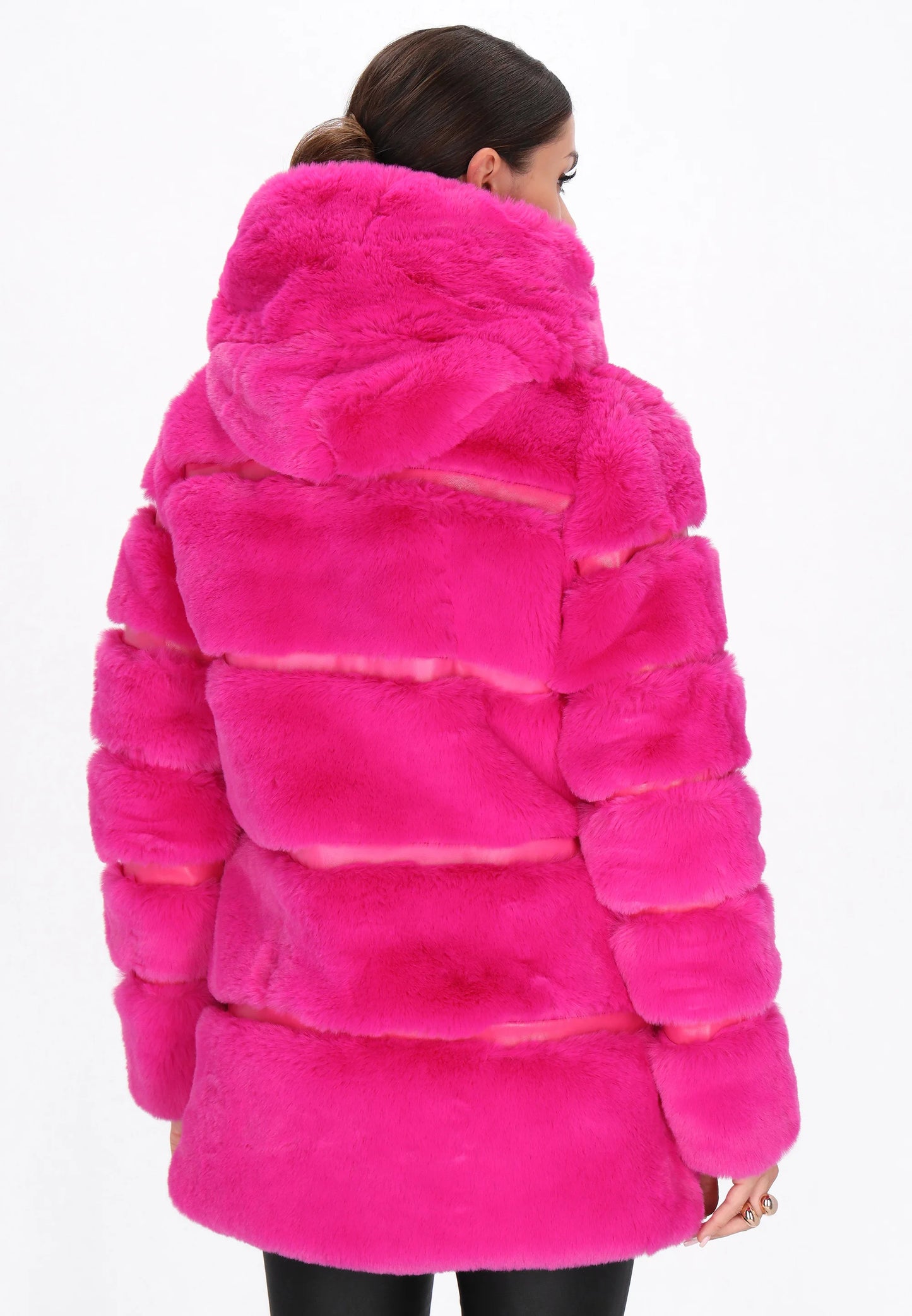 Manteau Femme en Fausse Fourrure | Design Élégant avec Manches Volumineuses