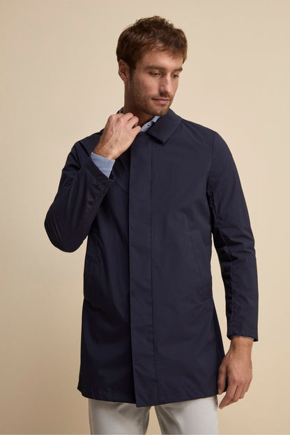 Trench Homme Bleu Marine | Style Classique & Moderne