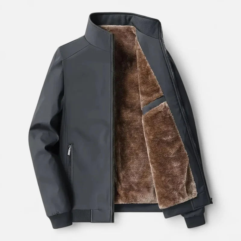 Veste d’Hiver Homme | Doublure Polaire Chaude et Style Élégant pour Temps Froid