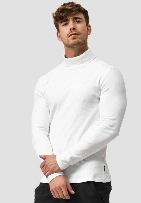 Pull à Col Roulé Homme – Style Minimal et Moderne