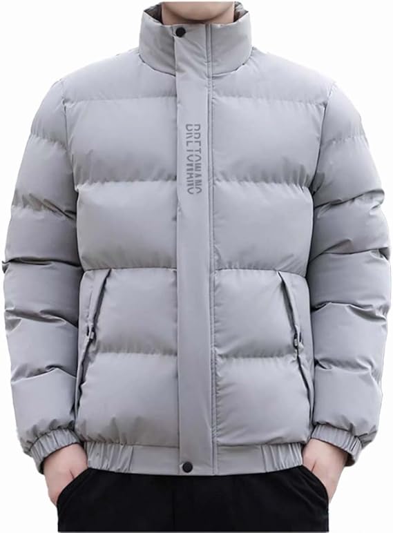 Veste Homme | Col Montant et Tissu Résistant au Vent