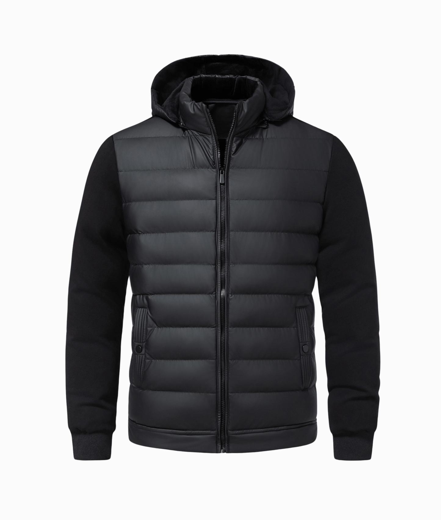 Veste Homme | Noir, Confort Hivernal et Style Moderne