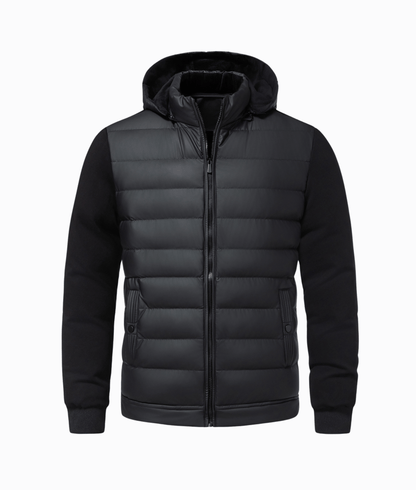 Veste Homme | Noir, Confort Hivernal et Style Moderne