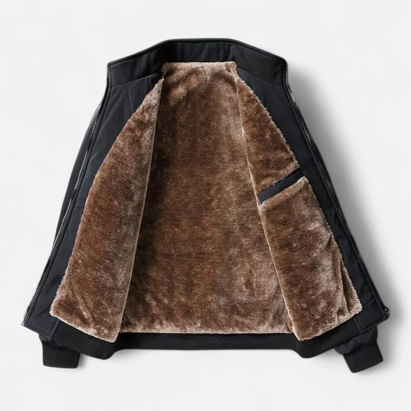 Veste d’Hiver Homme | Doublure Polaire Chaude et Style Élégant pour Temps Froid