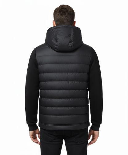 Veste Homme | Noir, Confort Hivernal et Style Moderne