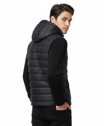 Veste Homme | Noir, Confort Hivernal et Style Moderne