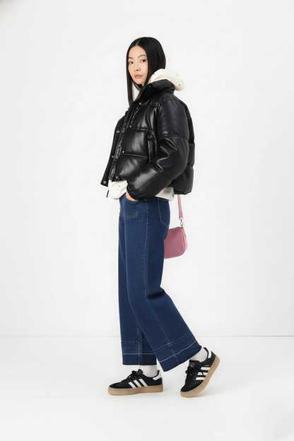 Doudoune Femme Manches Courtes | Style Moderne, Chaleur et Légèreté