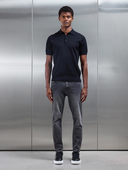 Jean Denim Slim Gris Délavé