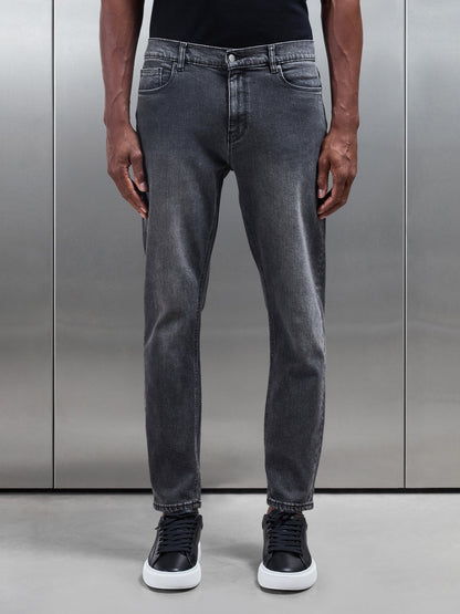 Jean Denim Slim Gris Délavé
