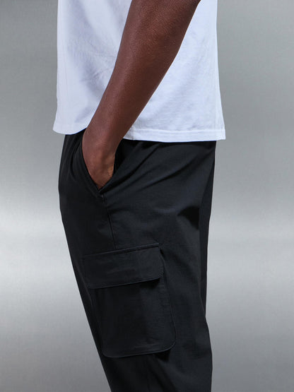 Pantalon Cargo Utilitaire Noir - Style Urbain et Fonctionnel