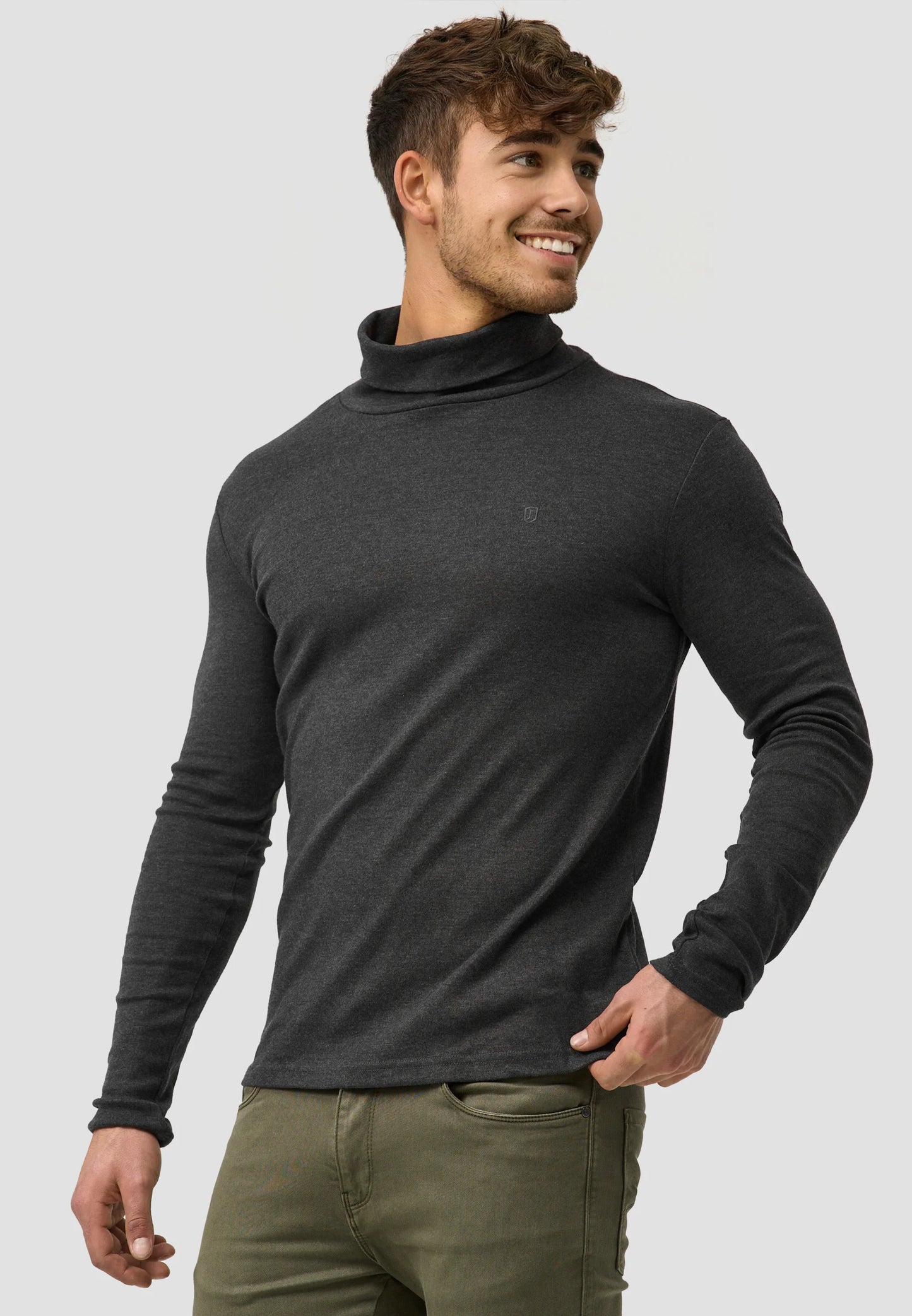 Pull à Col Roulé Homme – Style Minimal et Moderne
