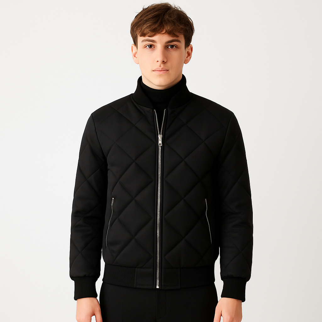 Blouson d’Hiver Homme – Matelassé & Élégant
